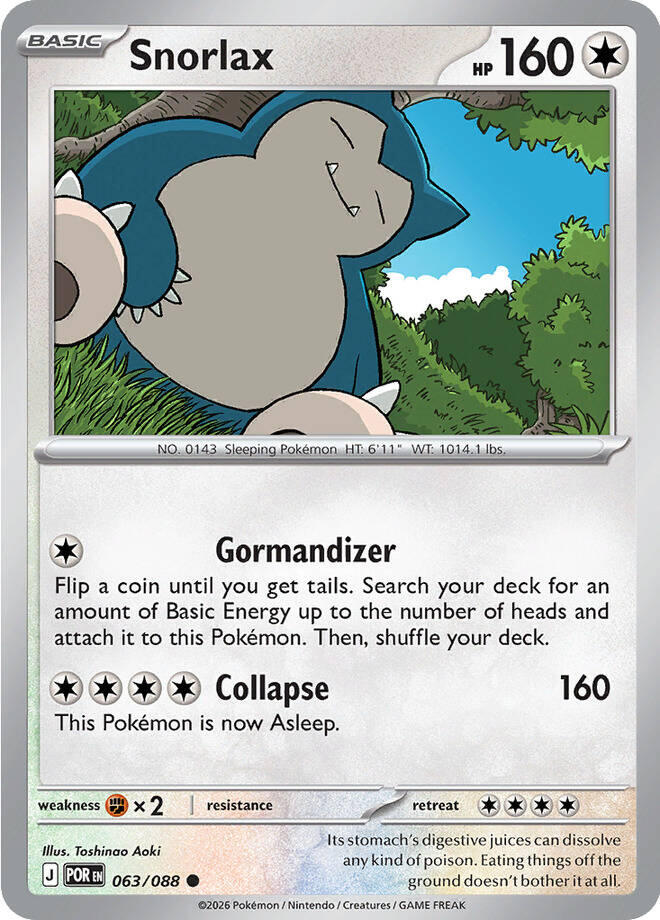 Snorlax (063/088) [Mega Evolution: Perfect Order] | Good Games Morley