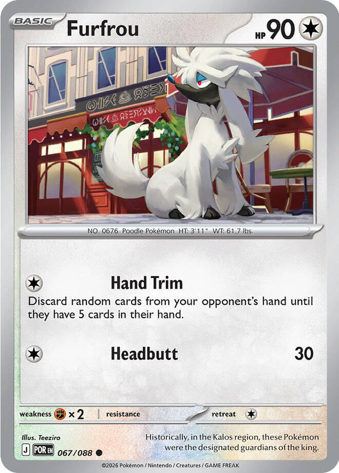 Furfrou (067/088) [Mega Evolution: Perfect Order] | Good Games Morley