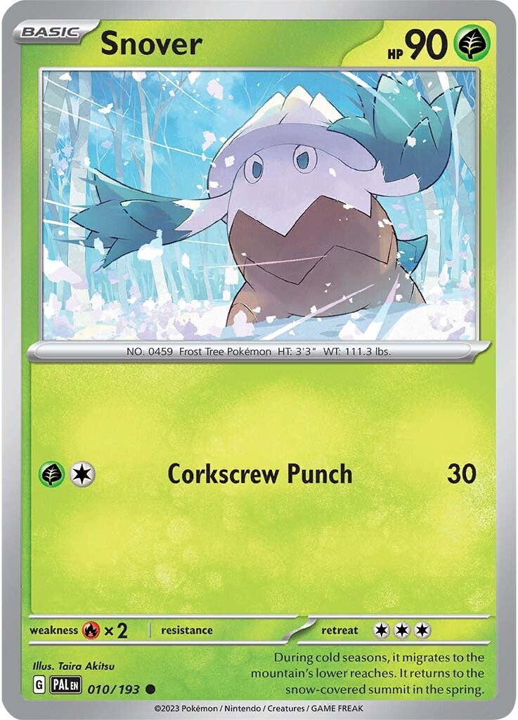 Snover (010/193) [Scarlet & Violet: Paldea Evolved] | Good Games Morley