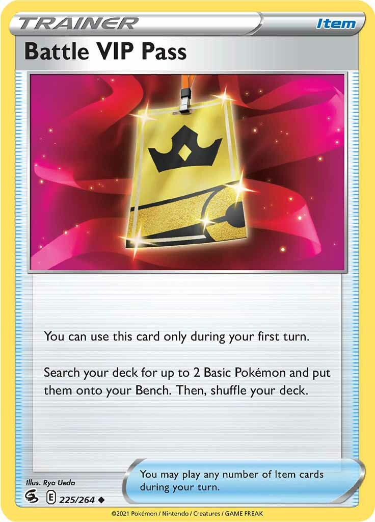 Battle VIP Pass (225/264) [Sword & Shield: Fusion Strike] | Good Games Morley