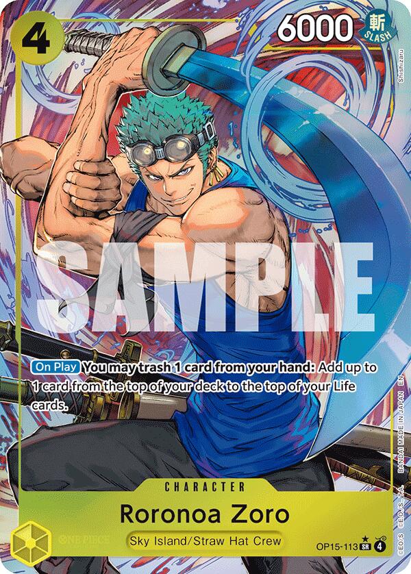 Roronoa Zoro (Alternate Art) [Adventure on Kami's Island] | Good Games Morley