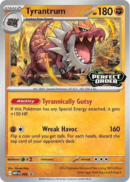 Tyrantrum (066) [Mega Evolution Promo] | Good Games Morley