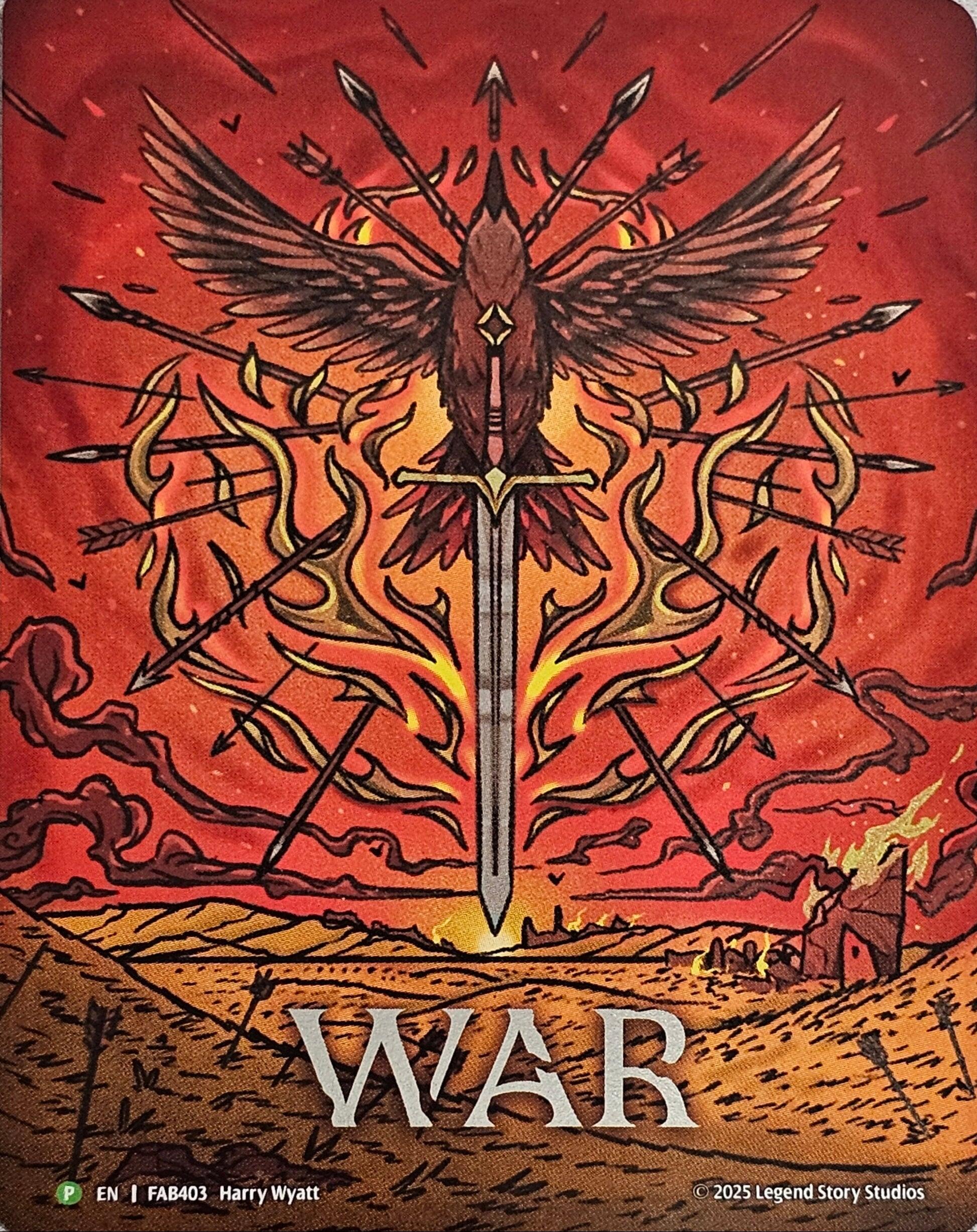 War [FAB403] (Promo)  Cold Foil | Good Games Morley