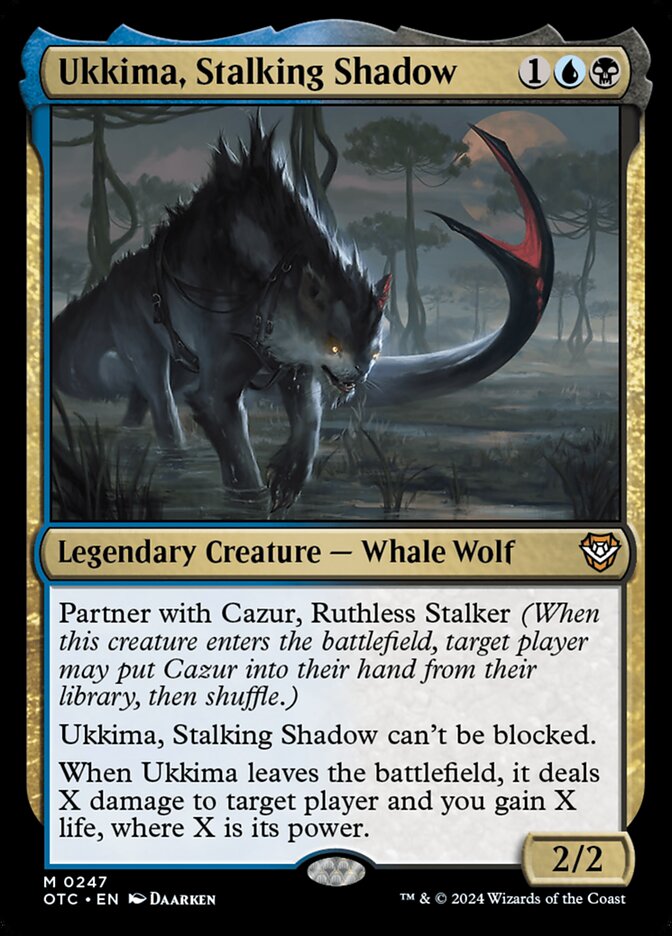 Ukkima, Stalking Shadow 247/342 (Commander: Outlaws of Thunder Junction)  | Good Games Morley
