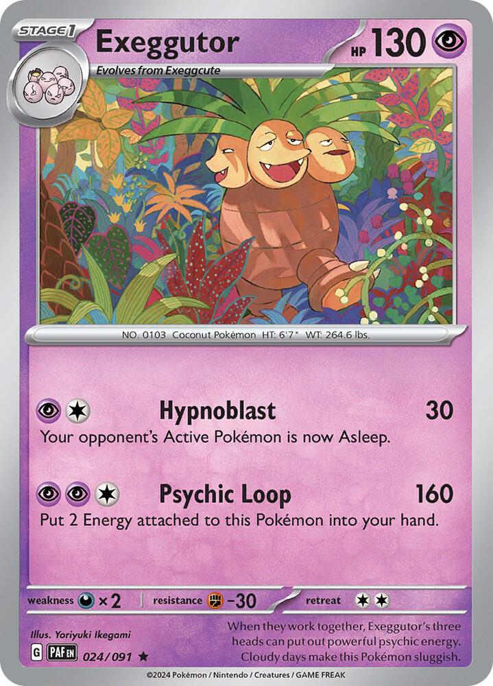 Exeggutor 024/091 (SV: Paldean Fates)  - Holofoil | Good Games Morley