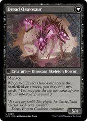 Visage of Dread // Dread Osseosaur [The Lost Caverns of Ixalan] | Good Games Morley