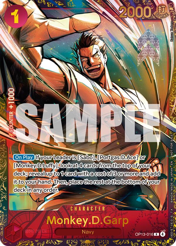 Monkey.D.Garp (Treasure Cup March 2026) [One Piece Promotion Cards] | Good Games Morley