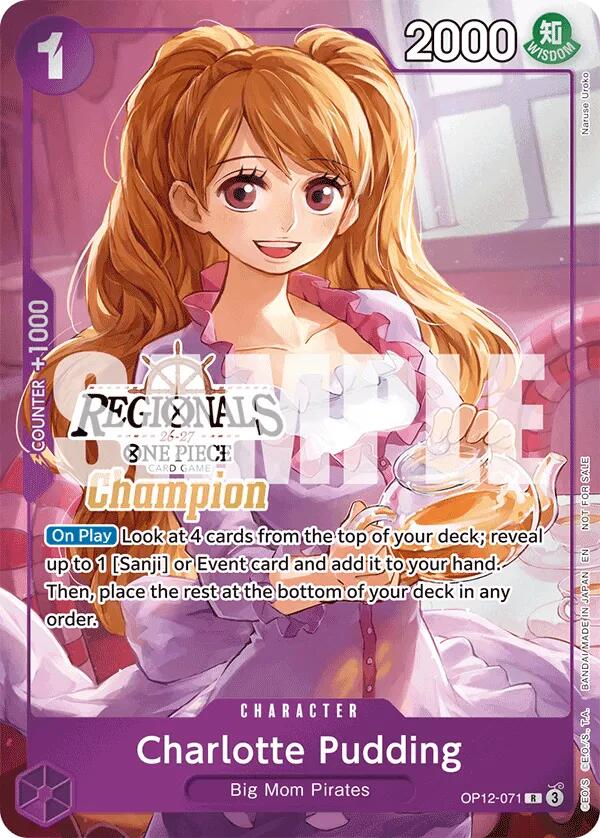 Charlotte Pudding (Regionals Champion Card Set 26-27) [One Piece Promotion Cards] | Good Games Morley