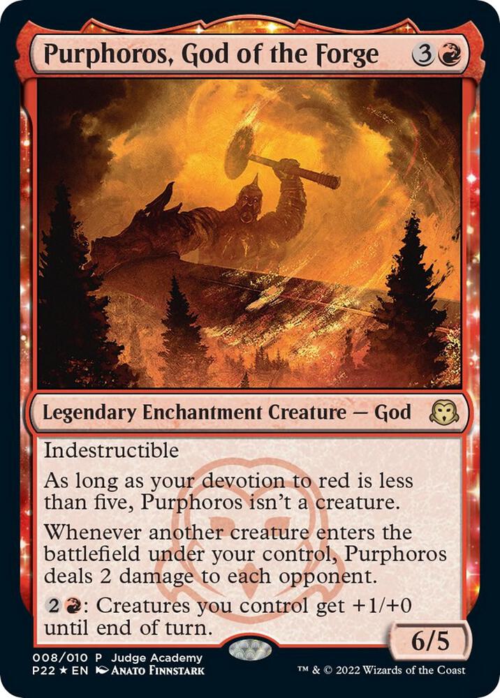 Purphoros God of the Forge 8/11 (Judge Promos)  - Foil | Good Games Morley
