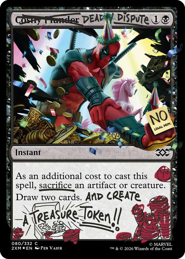 Deadly Dispute (080) (Pool Party Foil) [Secret Lair Drop Series] | Good Games Morley