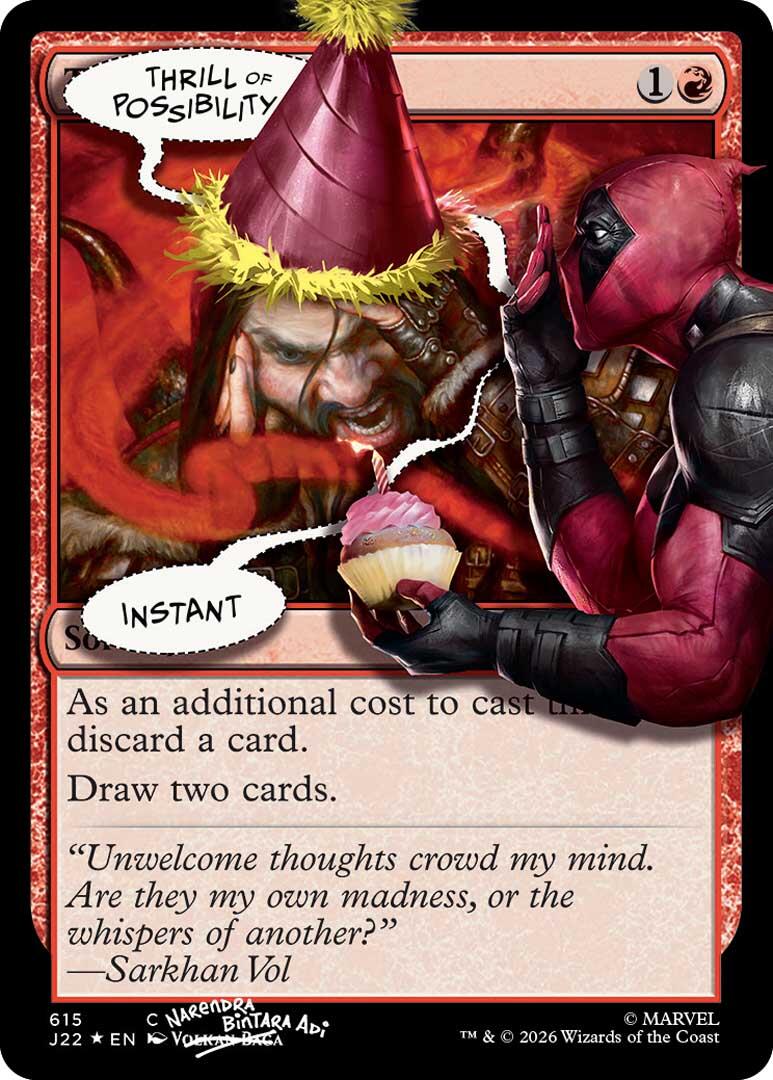 Thrill of Possibility (615) (Pool Party Foil) [Secret Lair Drop Series] | Good Games Morley