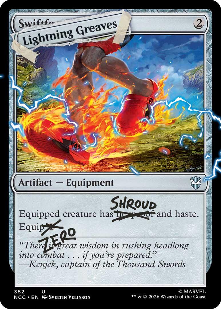 Lightning Greaves (382) [Secret Lair Drop Series] | Good Games Morley