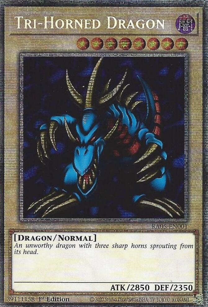 Tri-Horned Dragon [RA05-EN001] Super Rare | Good Games Morley