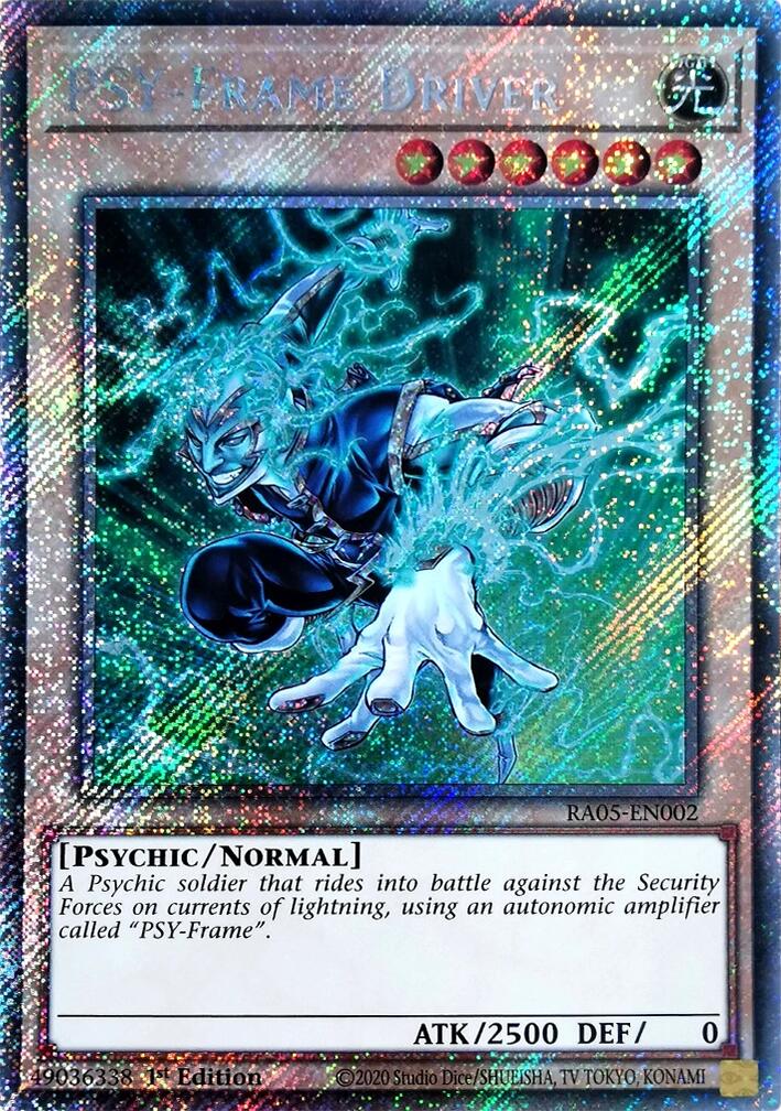 PSY-Frame Driver (Platinum Secret Rare) [RA05-EN002] Platinum Secret Rare | Good Games Morley