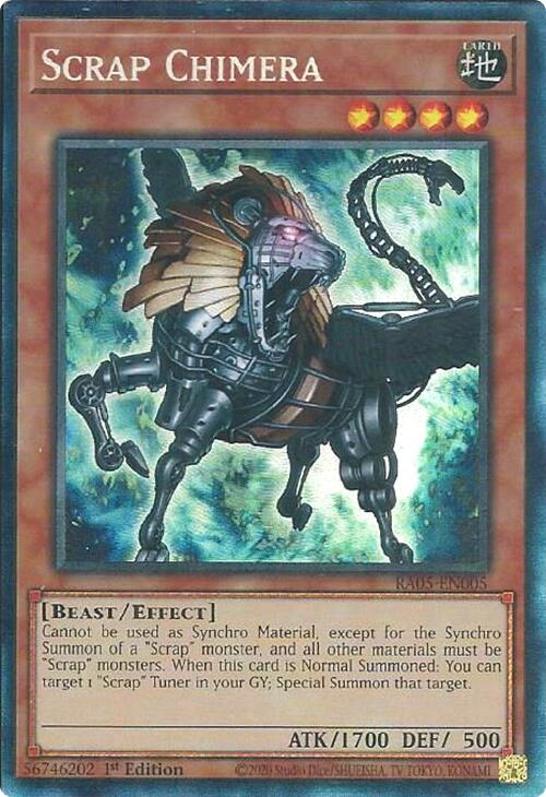 Scrap Chimera (Collector's Rare) [RA05-EN005] Collector's Rare | Good Games Morley