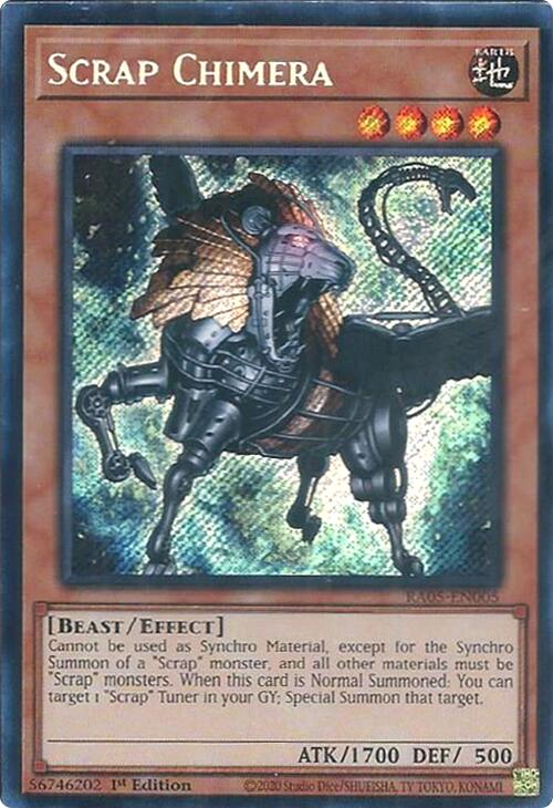 Scrap Chimera (Secret Rare) [RA05-EN005] Secret Rare | Good Games Morley