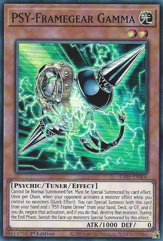 PSY-Framegear Gamma [RA05-EN006] Super Rare | Good Games Morley