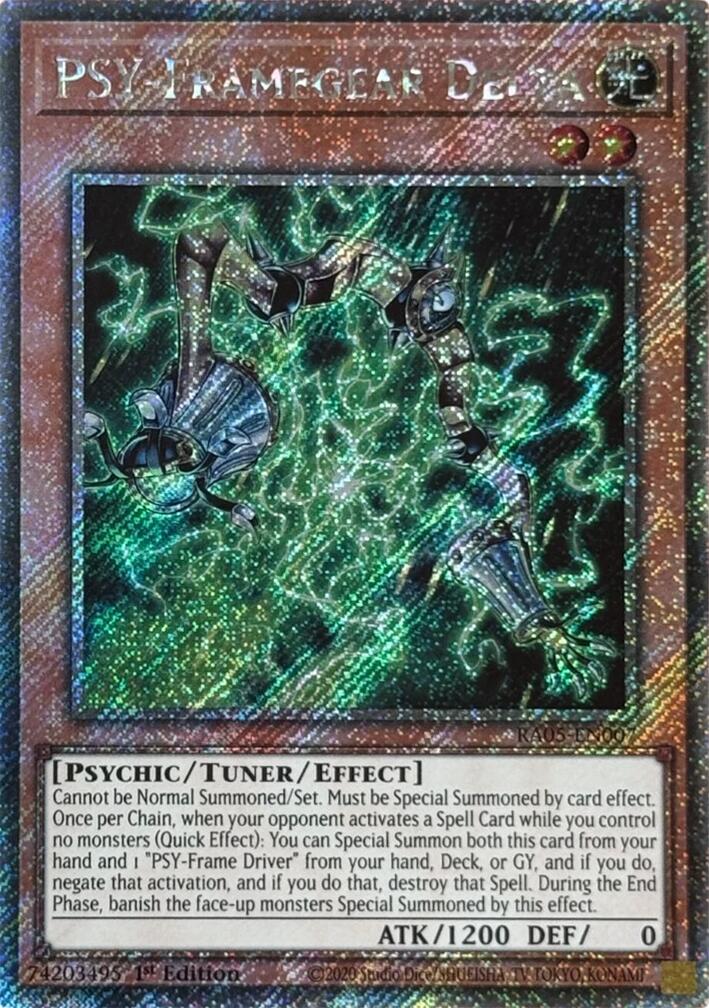PSY-Framegear Delta (Platinum Secret Rare) [RA05-EN007] Platinum Secret Rare | Good Games Morley