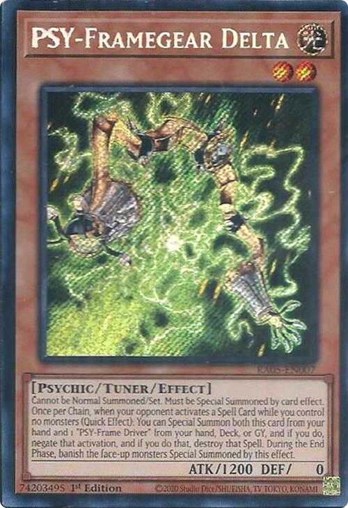 PSY-Framegear Delta (Secret Rare) [RA05-EN007] Secret Rare | Good Games Morley