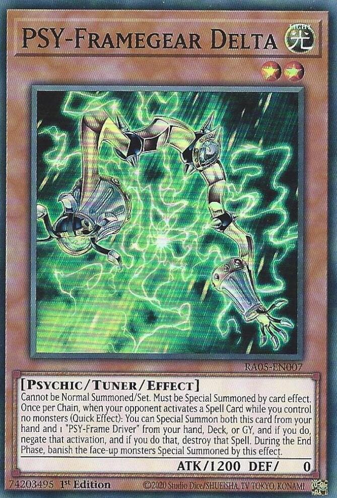 PSY-Framegear Delta [RA05-EN007] Super Rare | Good Games Morley