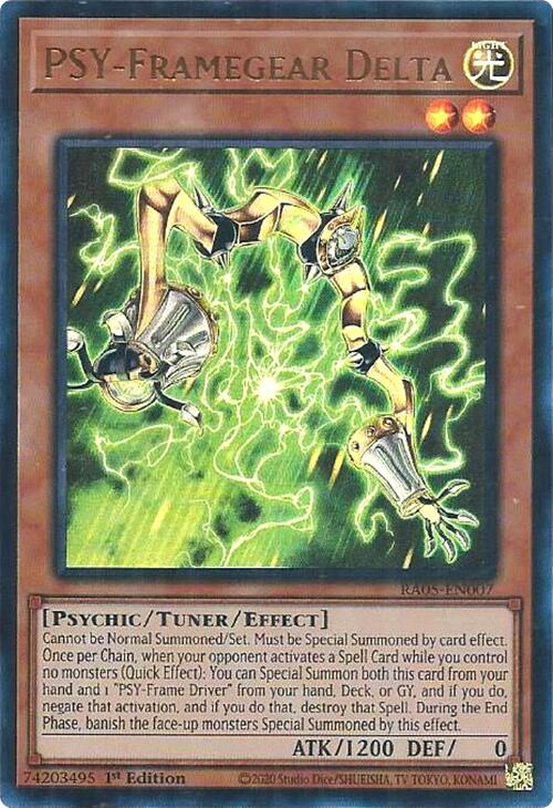 PSY-Framegear Delta (Ultra Rare) [RA05-EN007] Ultra Rare | Good Games Morley
