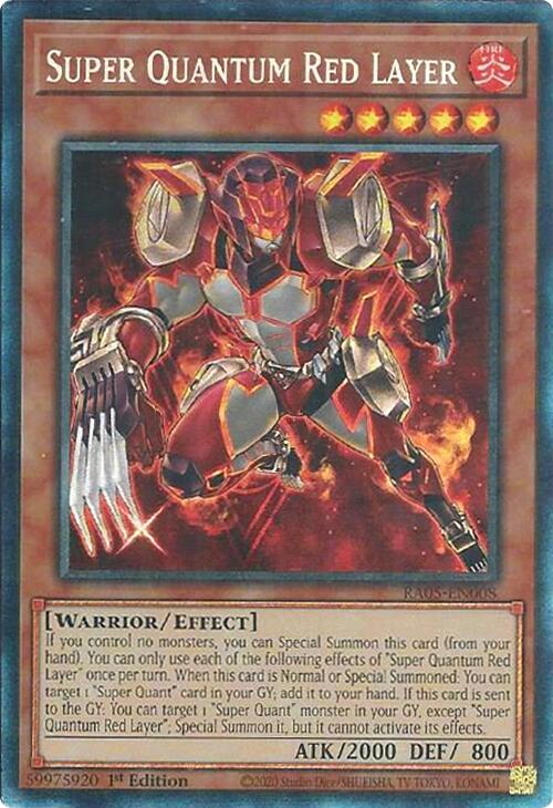 Super Quantum Red Layer (Collector's Rare) [RA05-EN008] Collector's Rare | Good Games Morley