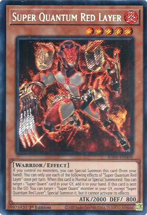 Super Quantum Red Layer (Secret Rare) [RA05-EN008] Secret Rare | Good Games Morley