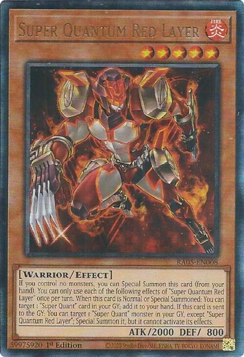 Super Quantum Red Layer (Ultimate Rare) [RA05-EN008] Ultimate Rare | Good Games Morley