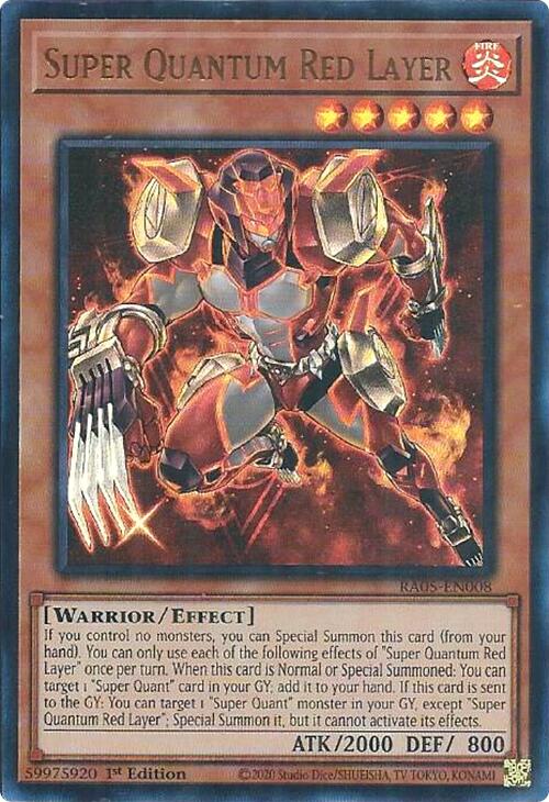 Super Quantum Red Layer (Ultra Rare) [RA05-EN008] Ultra Rare | Good Games Morley