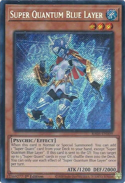 Super Quantum Blue Layer (Secret Rare) [RA05-EN009] Secret Rare | Good Games Morley