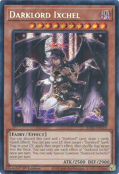 Darklord Ixchel (Secret Rare) [RA05-EN010] Secret Rare | Good Games Morley
