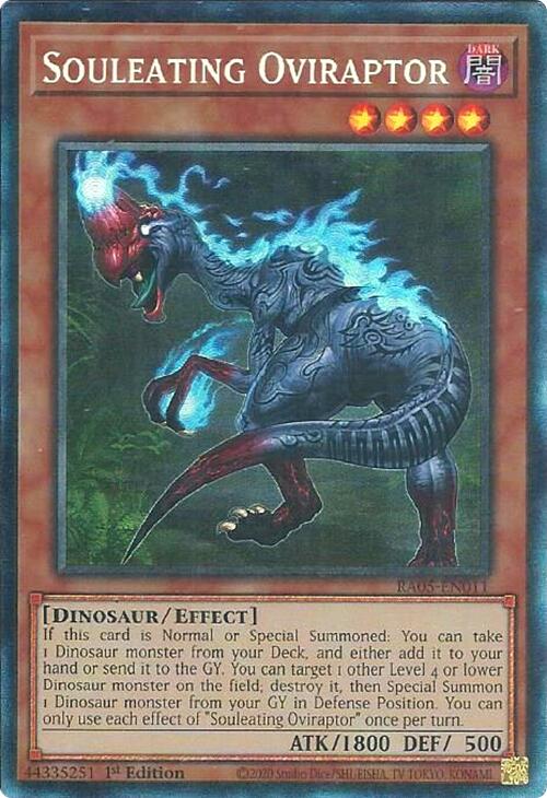 Souleating Oviraptor (Collector's Rare) [RA05-EN011] Collector's Rare | Good Games Morley