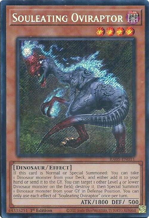 Souleating Oviraptor (Secret Rare) [RA05-EN011] Secret Rare | Good Games Morley
