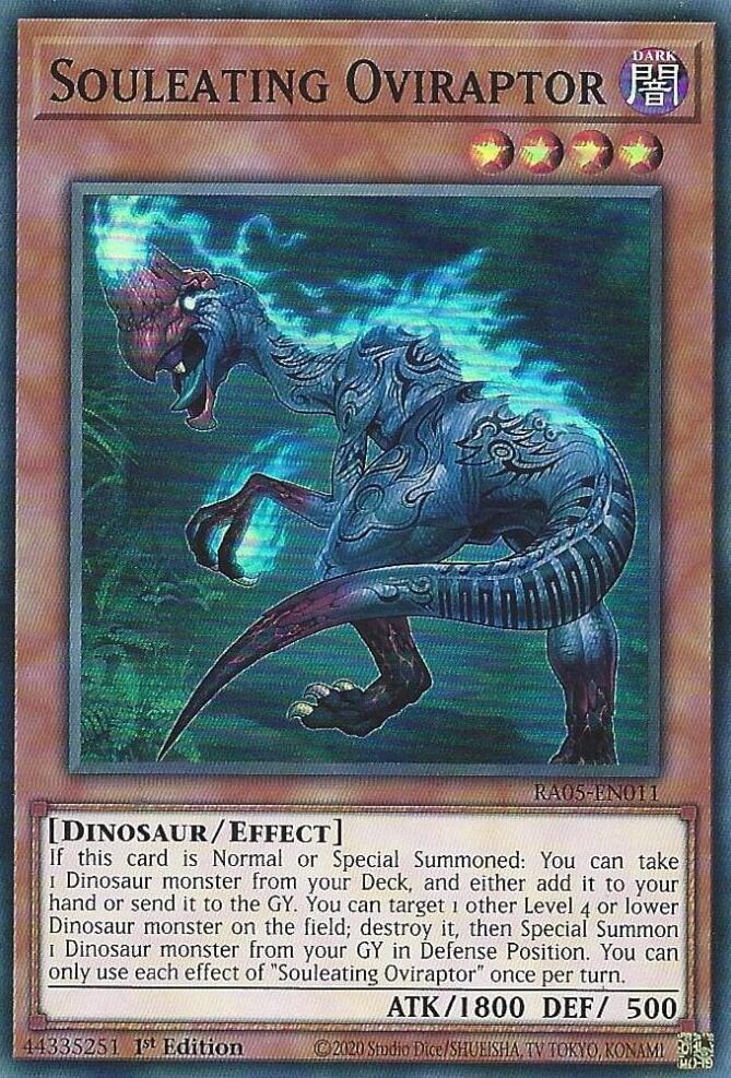 Souleating Oviraptor [RA05-EN011] Super Rare | Good Games Morley