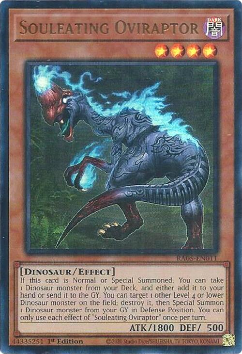 Souleating Oviraptor (Ultra Rare) [RA05-EN011] Ultra Rare | Good Games Morley