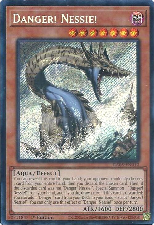 Danger! Nessie! (Secret Rare) [RA05-EN012] Secret Rare | Good Games Morley