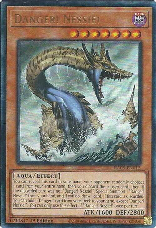 Danger! Nessie! (Ultimate Rare) [RA05-EN012] Ultimate Rare | Good Games Morley