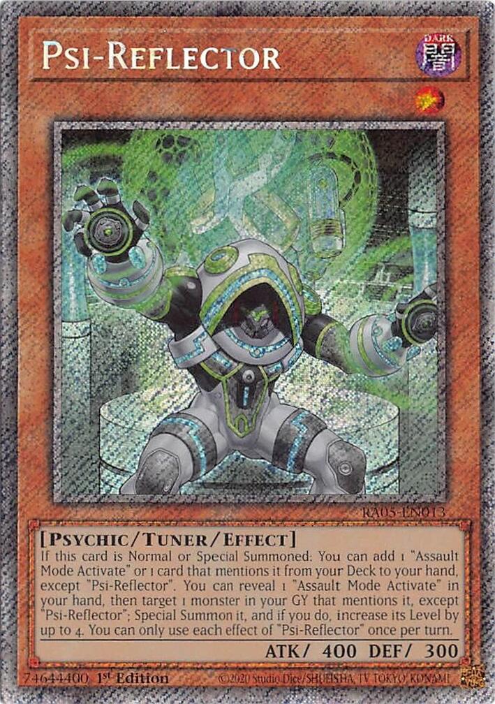 Psi-Reflector (Platinum Secret Rare) [RA05-EN013] Platinum Secret Rare | Good Games Morley