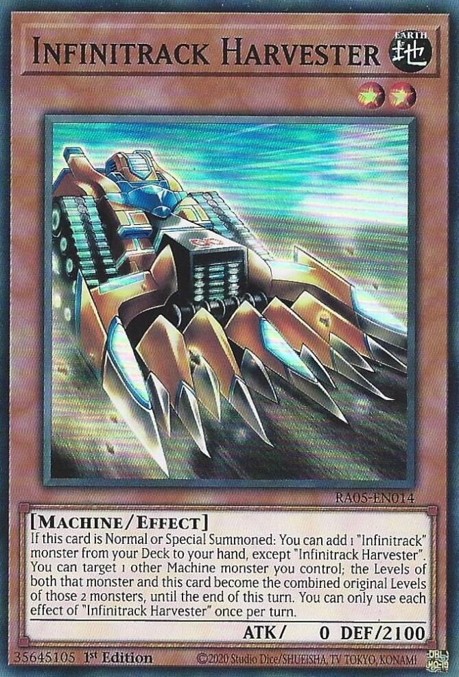 Infinitrack Harvester [RA05-EN014] Super Rare | Good Games Morley