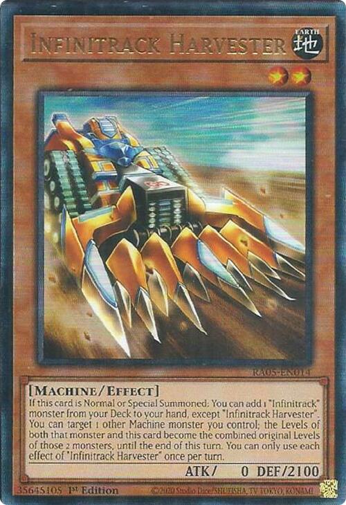 Infinitrack Harvester (Ultimate Rare) [RA05-EN014] Ultimate Rare | Good Games Morley