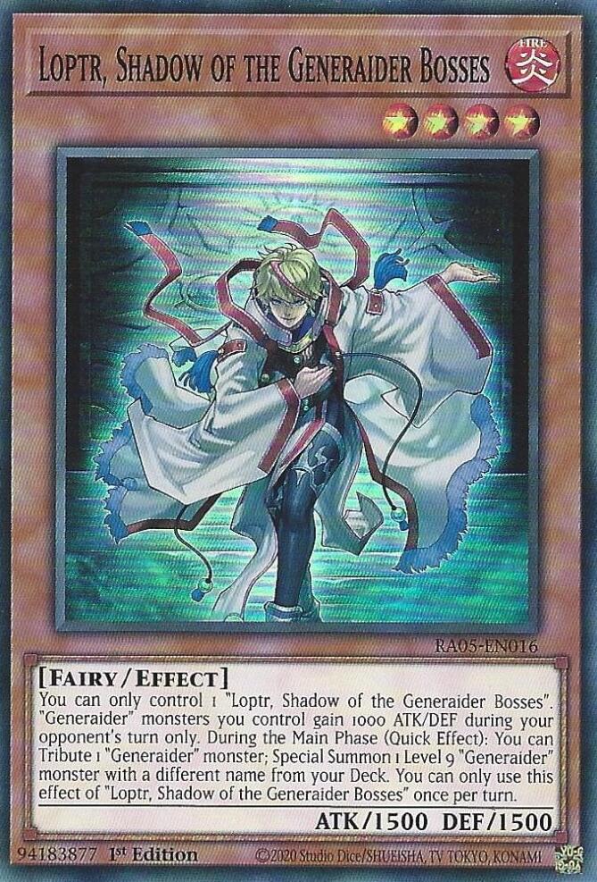 Loptr, Shadow of the Generaider Bosses [RA05-EN016] Super Rare | Good Games Morley