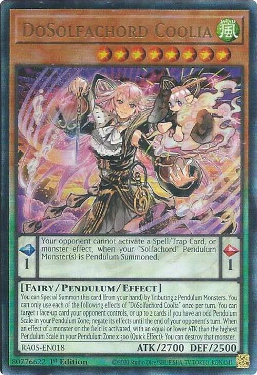 DoSolfachord Coolia (Ultimate Rare) [RA05-EN018] Ultimate Rare | Good Games Morley