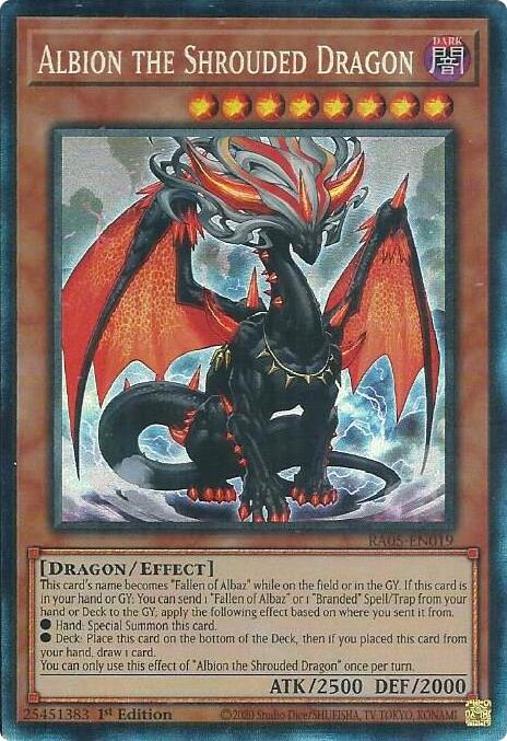 Albion the Shrouded Dragon (Collector's Rare) [RA05-EN019] Collector's Rare | Good Games Morley
