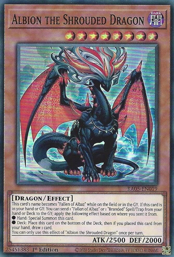 Albion the Shrouded Dragon [RA05-EN019] Super Rare | Good Games Morley