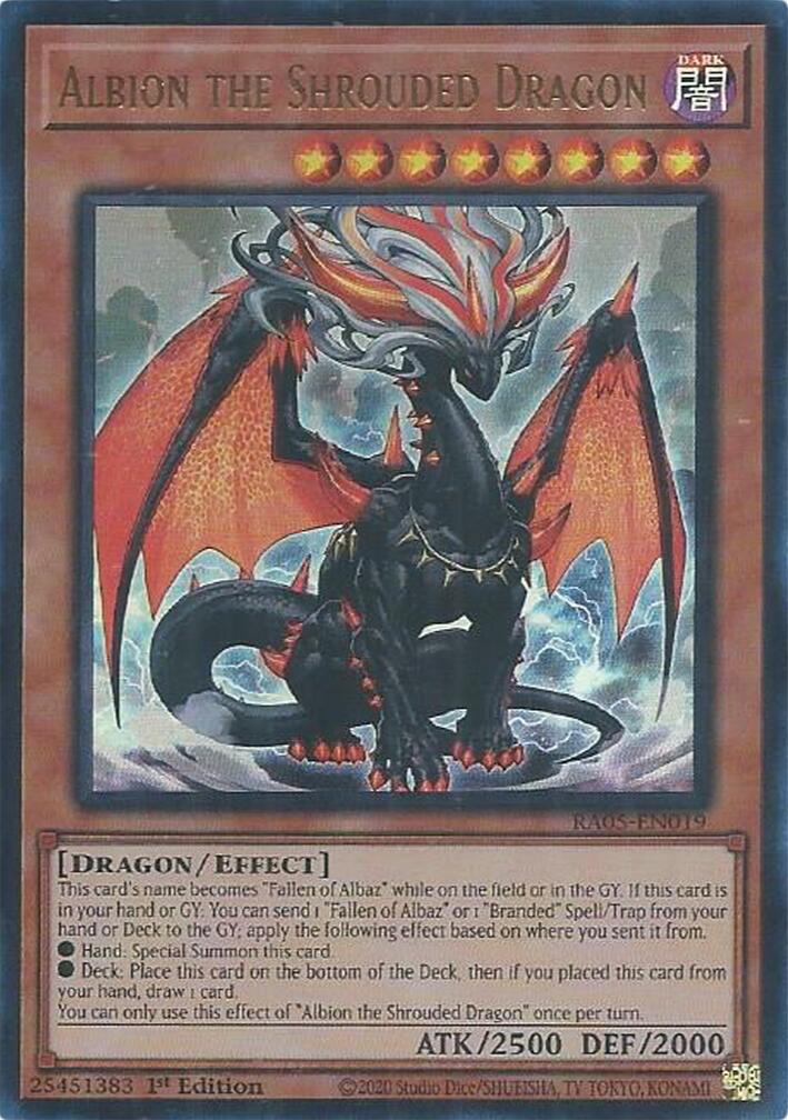 Albion the Shrouded Dragon (Ultra Rare) [RA05-EN019] Ultra Rare | Good Games Morley