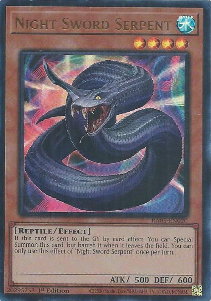 Night Sword Serpent (Ultra Rare) [RA05-EN020] Ultra Rare | Good Games Morley