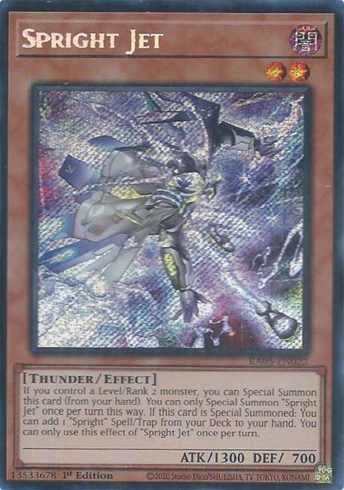 Spright Jet (Secret Rare) [RA05-EN022] Secret Rare | Good Games Morley