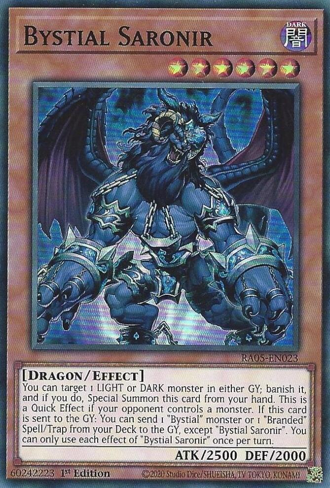Bystial Saronir [RA05-EN023] Super Rare | Good Games Morley