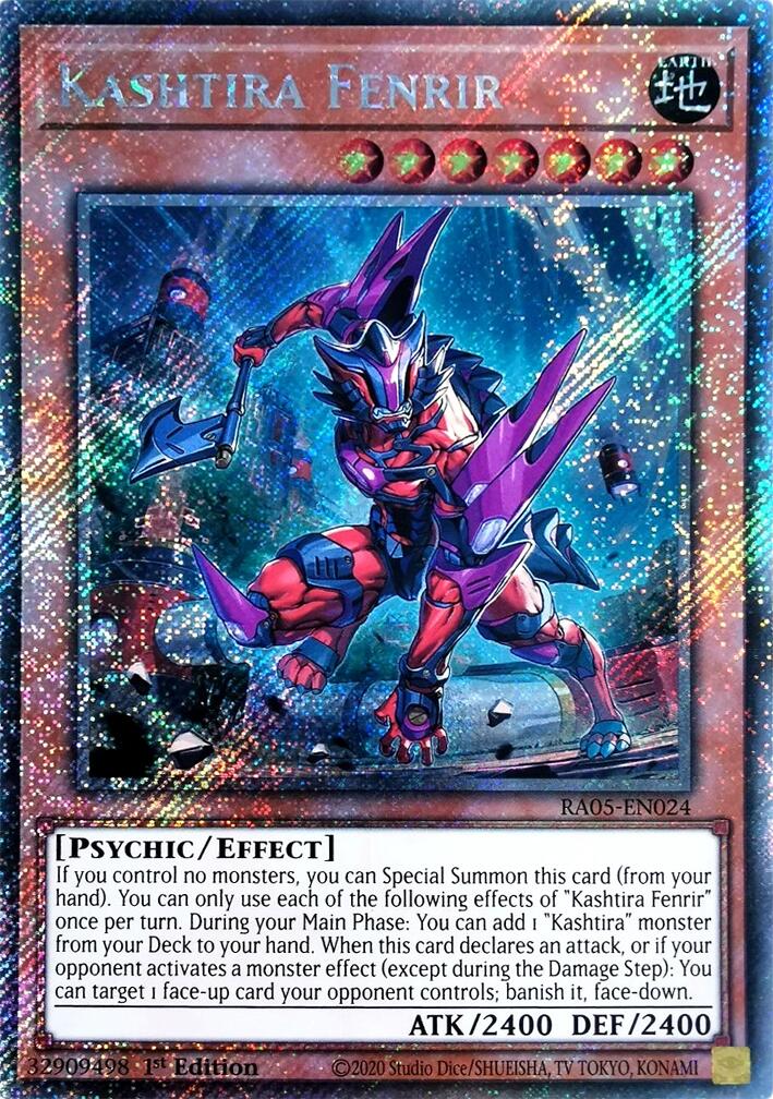 Kashtira Fenrir (Platinum Secret Rare) [RA05-EN024] Platinum Secret Rare | Good Games Morley