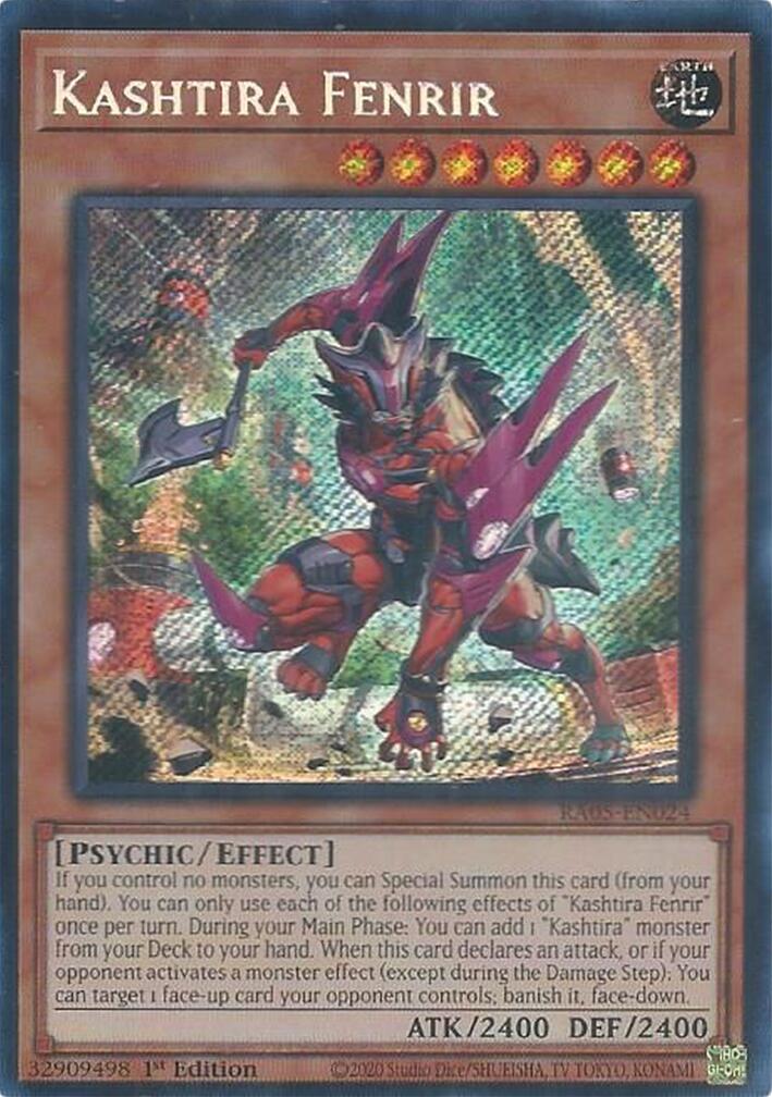 Kashtira Fenrir (Secret Rare) [RA05-EN024] Secret Rare | Good Games Morley